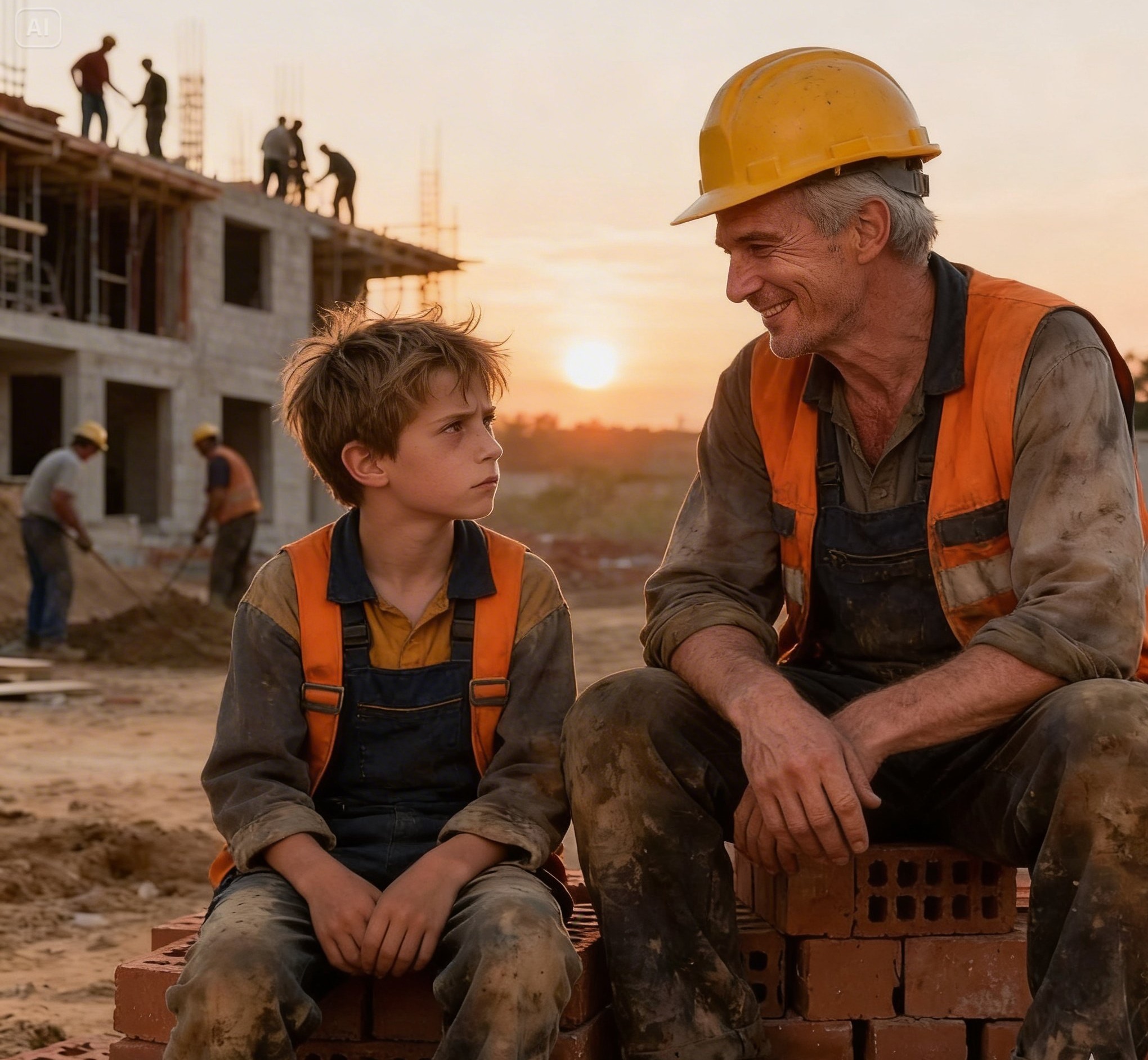 A poor construction worker in France lent his phone to a child he didn’t know, thinking he was simply doing a favor. Little did he know that this call would lead him to a heartbreaking truth about his own identity, after more than twenty years of separation…