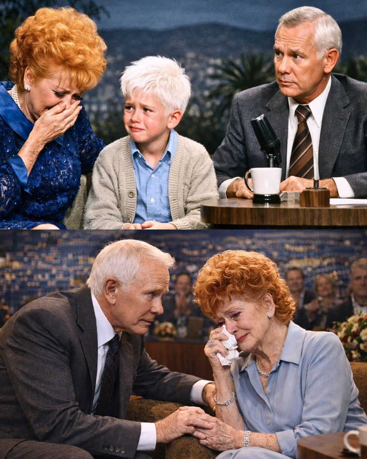 Lucille Ball Broke Down When a 7 Year Old Spoke — Johnny Carson Just Sat There Speechless!