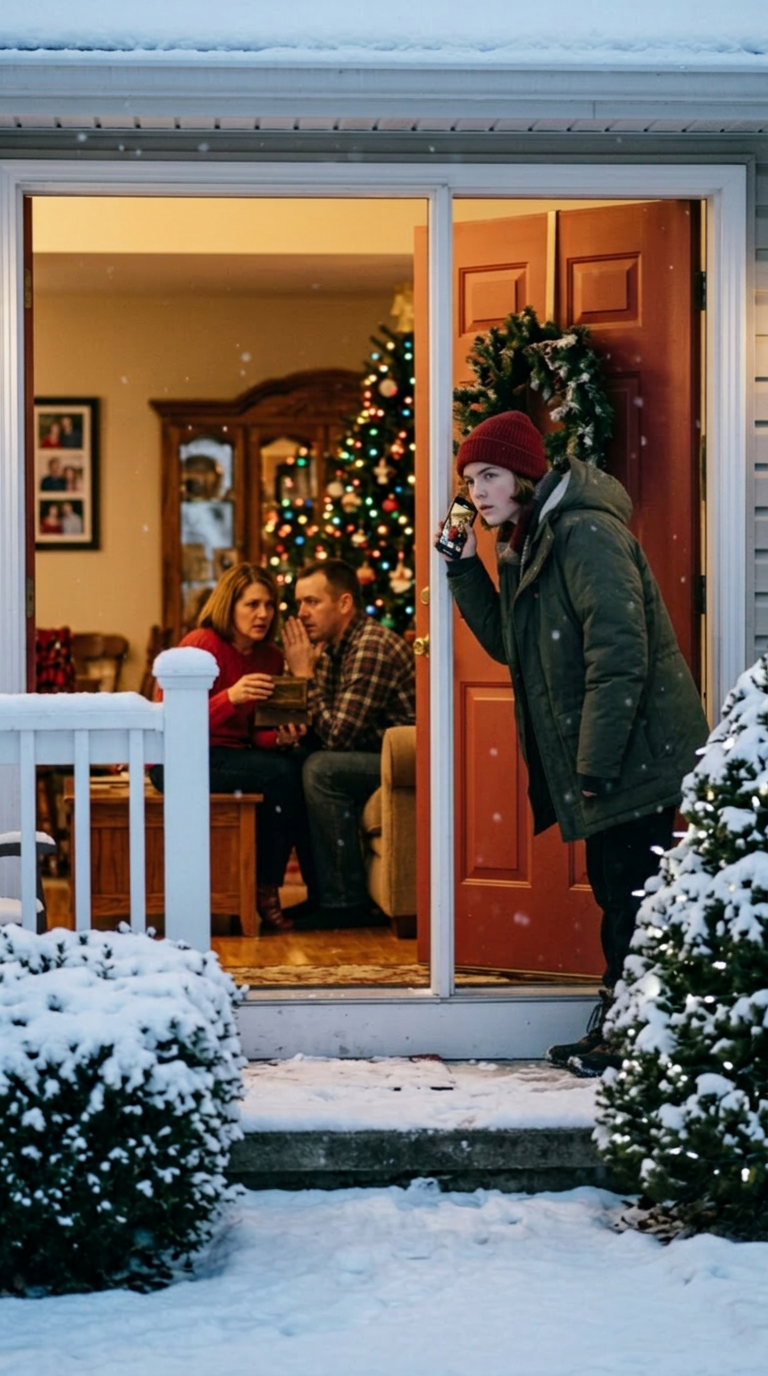 I drove to my parents’ mansion with a car full of handmade christmas gifts, still hoping this would be the year my family finally accepted the business I’d built from scratch—but when I arrived early, I overheard them plotting to publicly humiliate me in front of the entire family, force me to give up my company, and secretly empty my childhood bedroom while I sat there smiling… So later that night, when my mother called furious and demanding to know where i was, she had no idea I’d heard everything—and I asked her just one question…