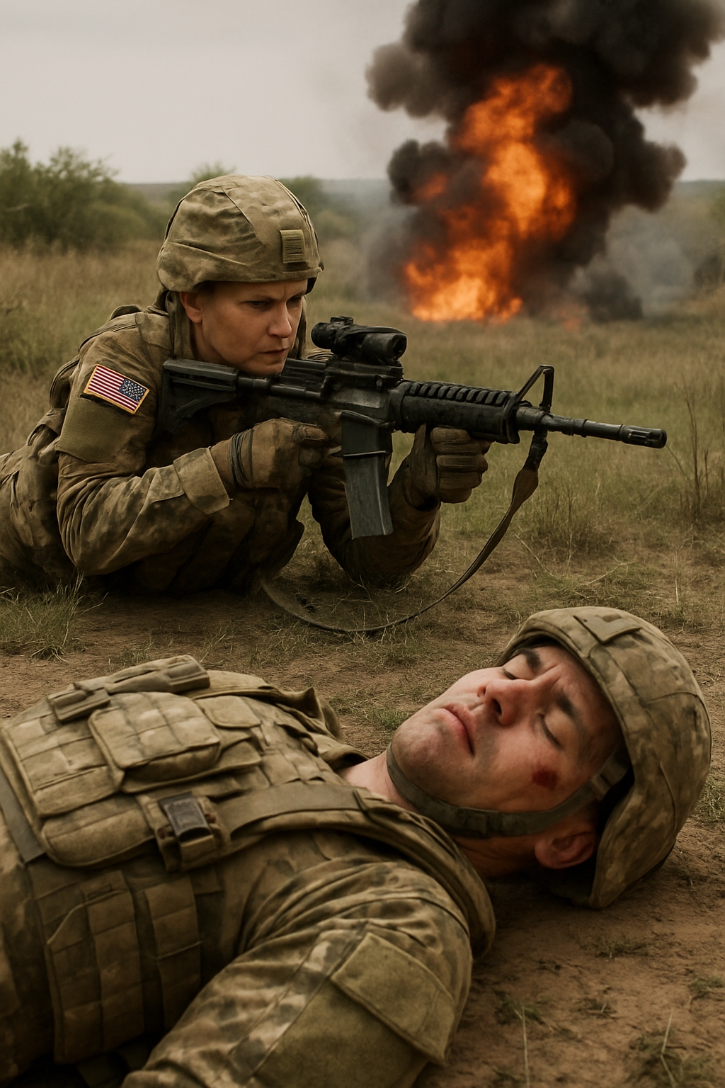 “‘Give Me the Rifle!’ She Was Just Carrying Ammo—Until the SEAL Went Down.”