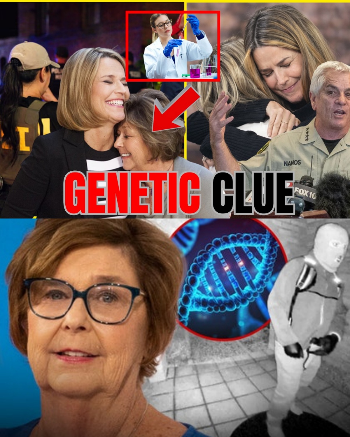 1 HOURS AGO: FBI Deploys Genetic Genealogy in Nancy Guthrie Search